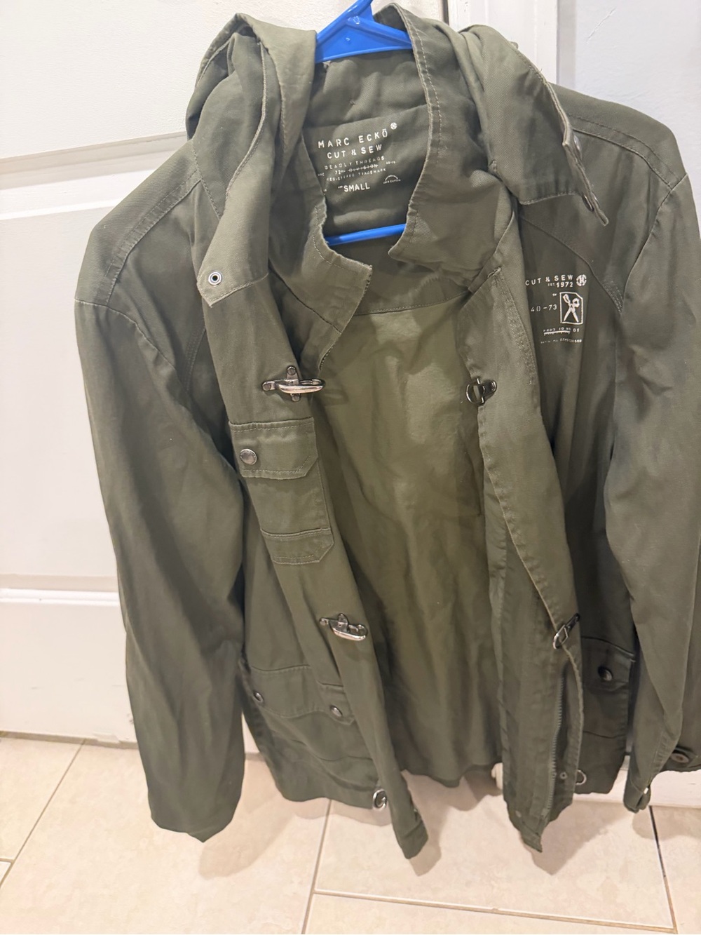 Marc By Marc Jacobs Olive Green Military Field Jacket